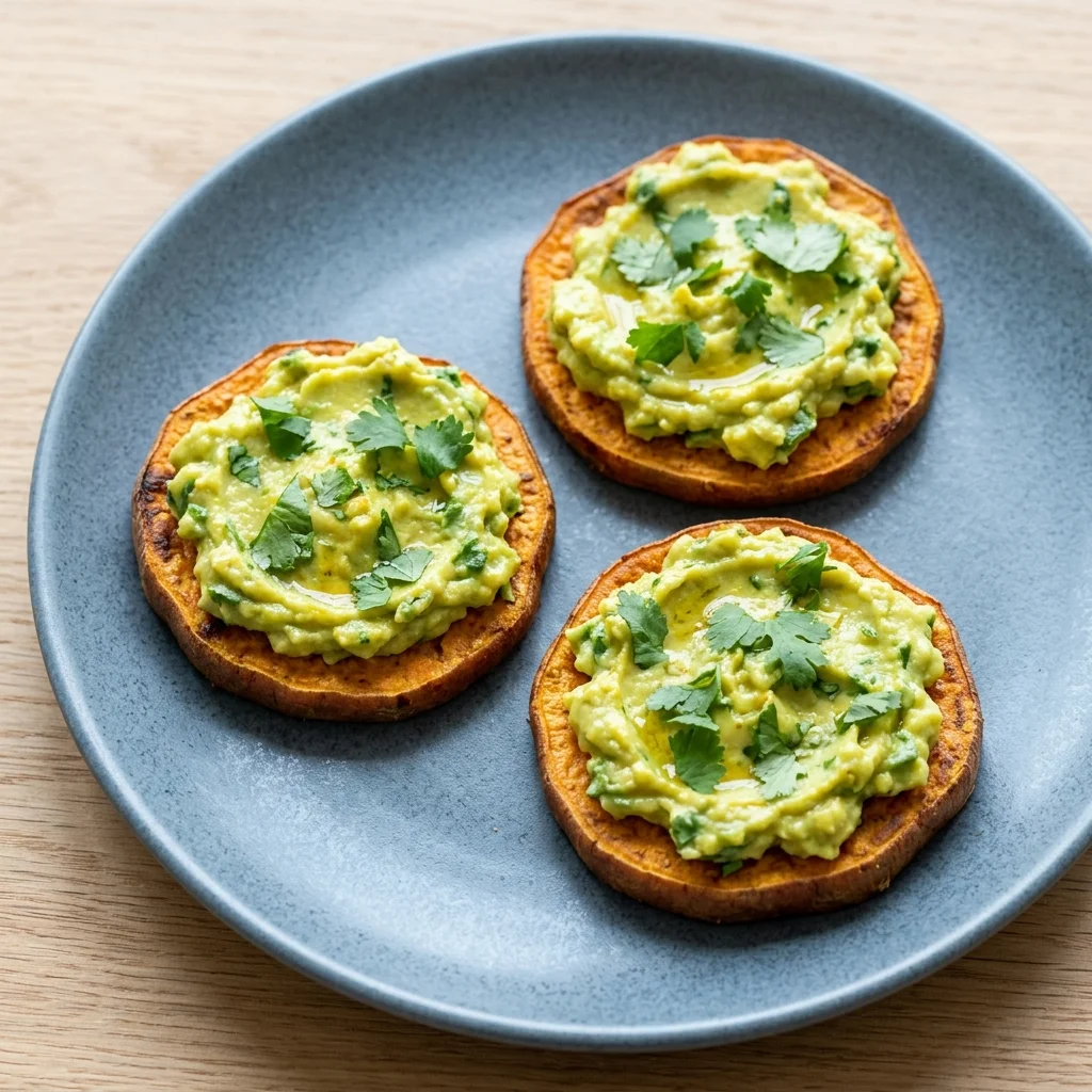 Cilantro-Lime Sweet Potato Toasts