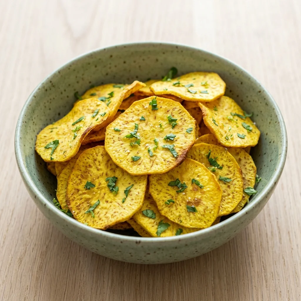 Cilantro-Lime Taro Chips