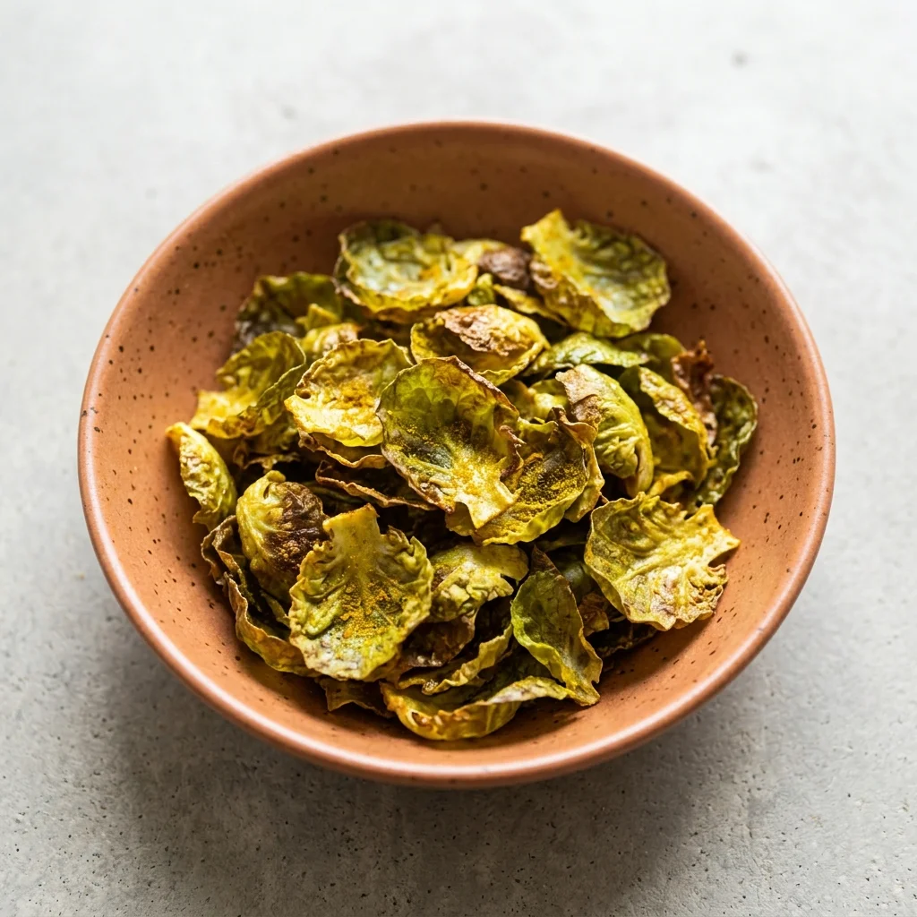 Crispy Brussels Sprout Leaves