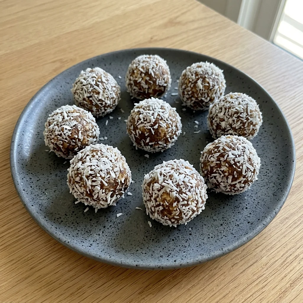 Cinnamon Coconut Date Balls