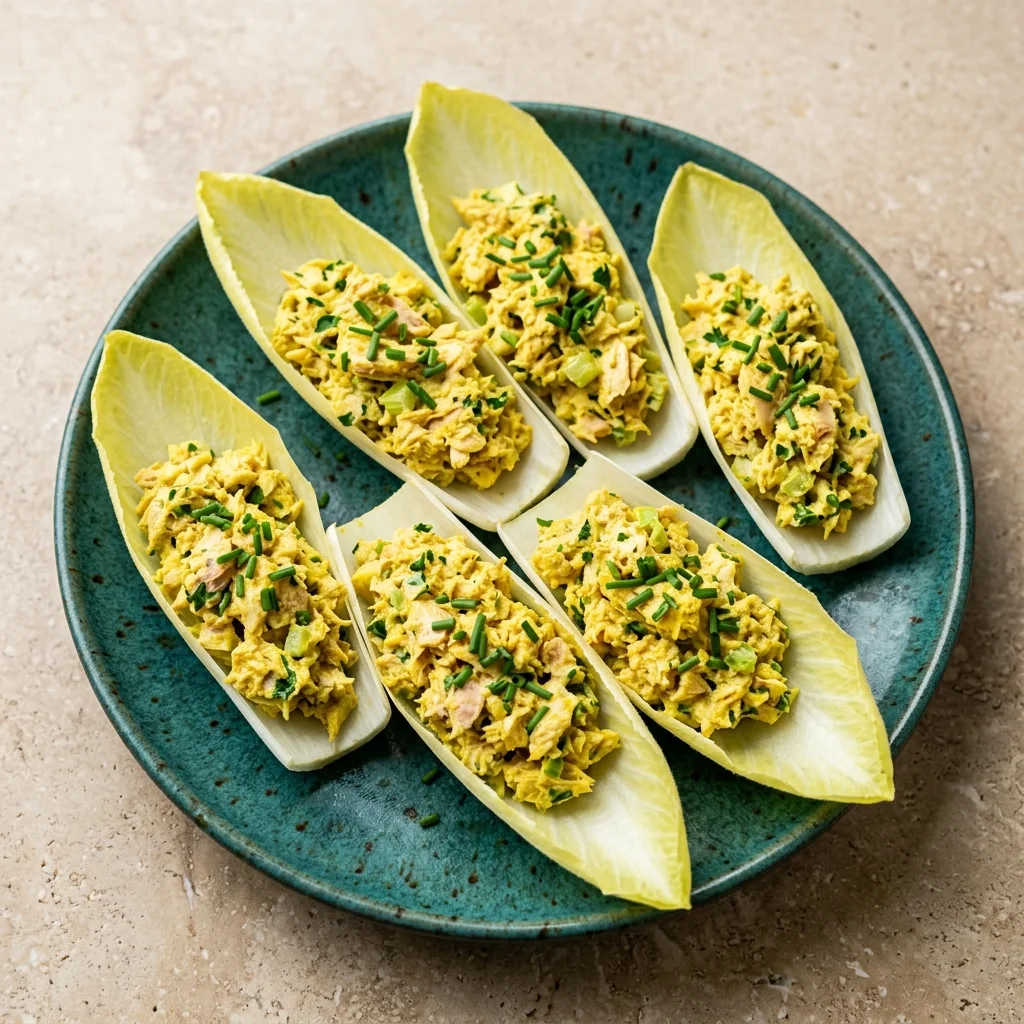 Endive Boats with Tuna Salad