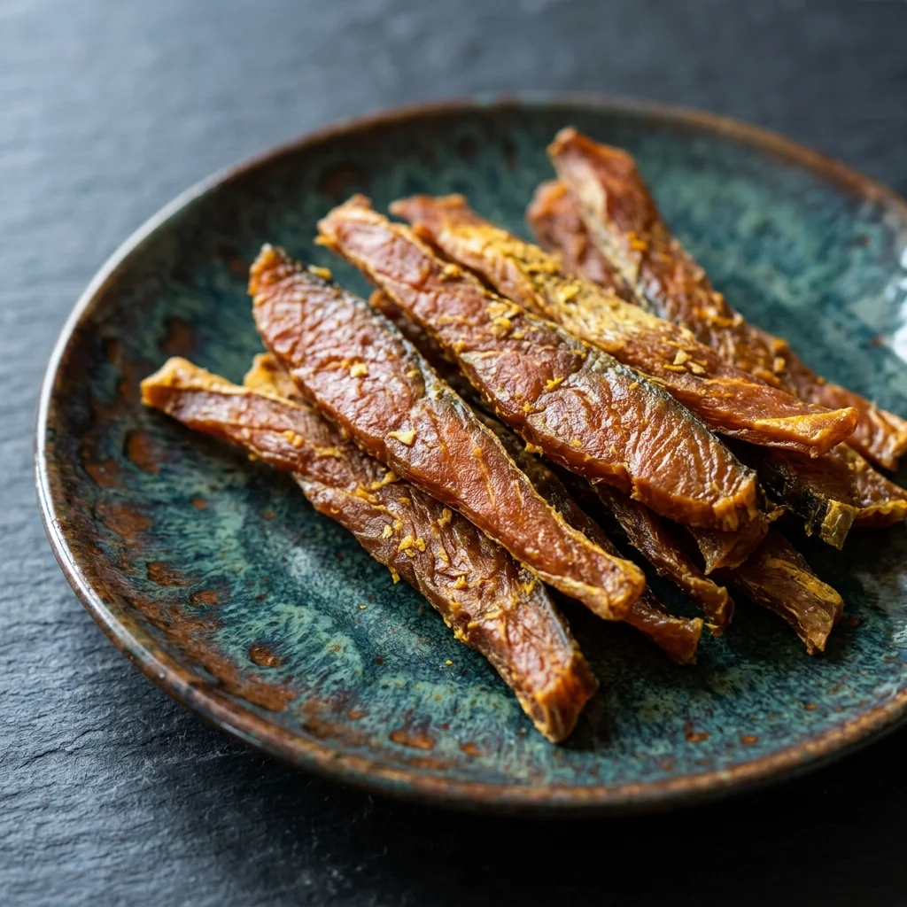 Ginger & Coconut Aminos Salmon Jerky