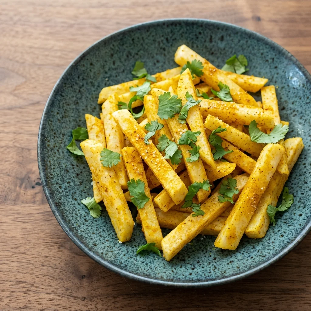 Jicama Sticks with Lime & Sea Salt