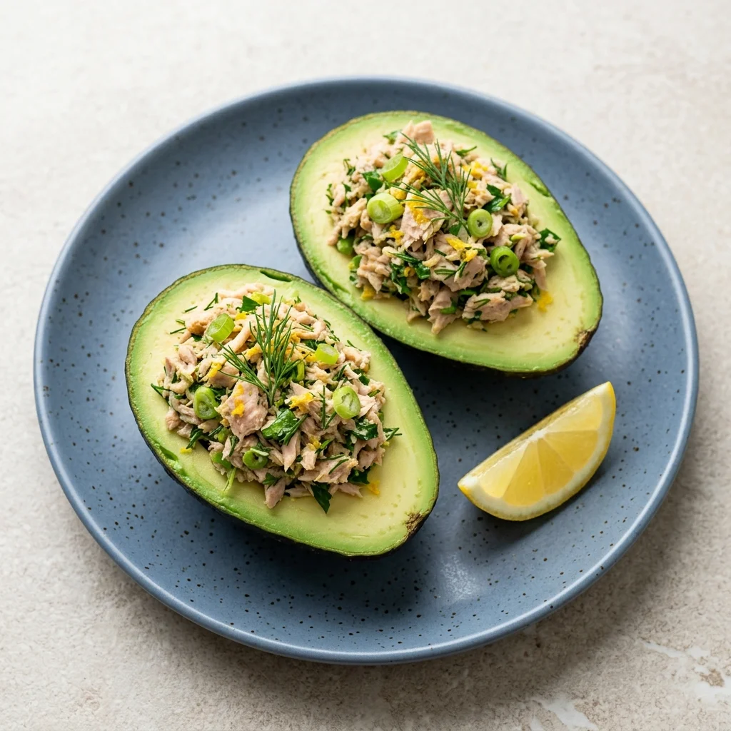 Lemon-Dill Avocado Boats