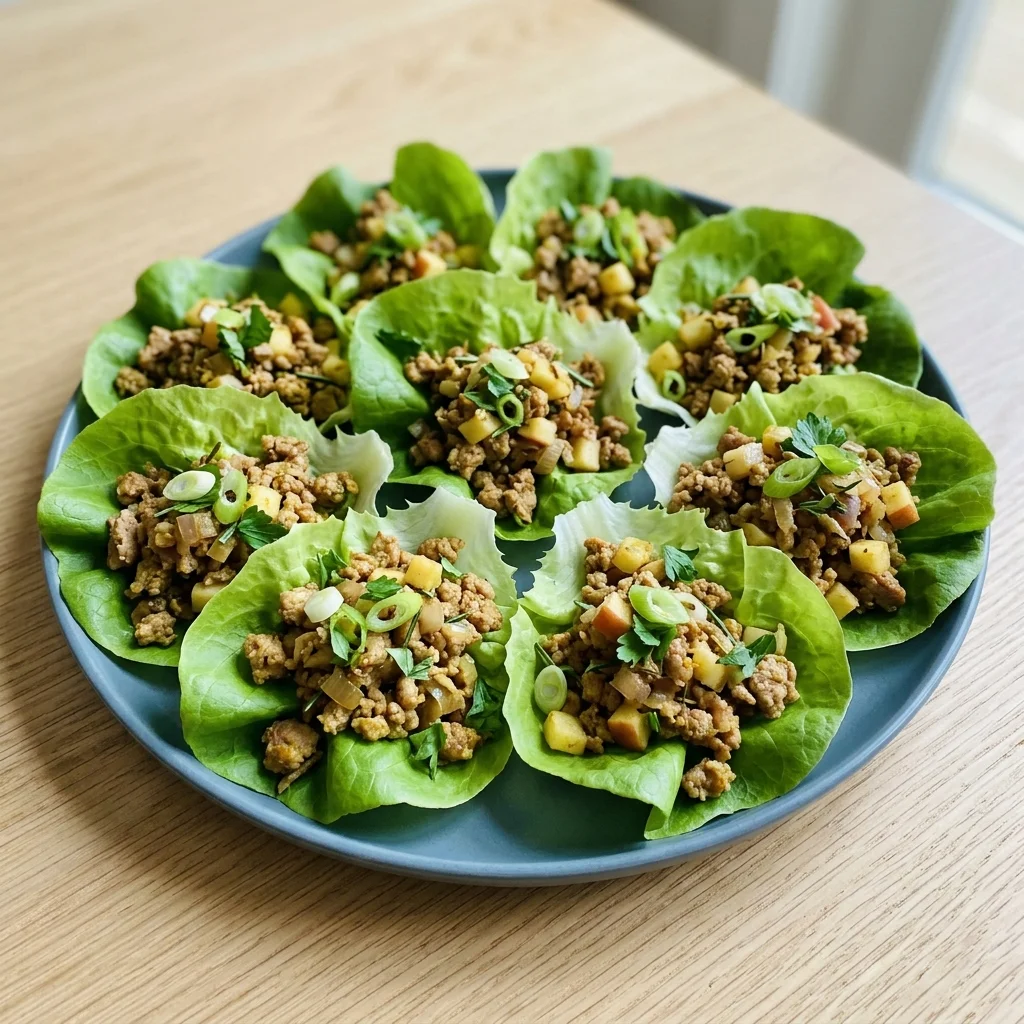Rosemary-Apple Mini Lettuce Wraps
