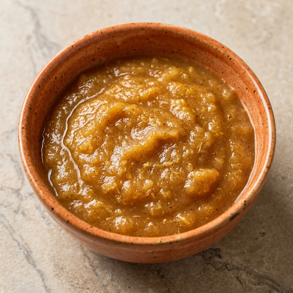 Ginger & Cinnamon Spiced Applesauce