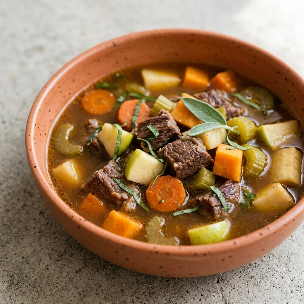 Apple & Sage Pot Roast Soup