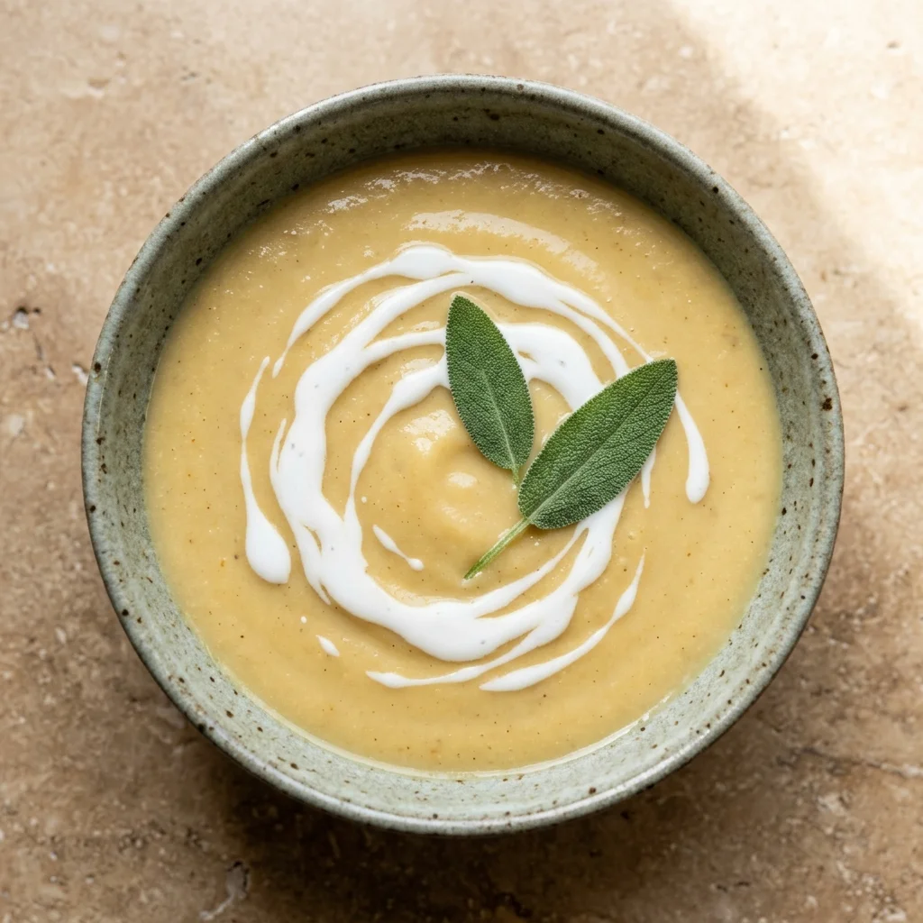 Apple & Sage Sunchoke Soup