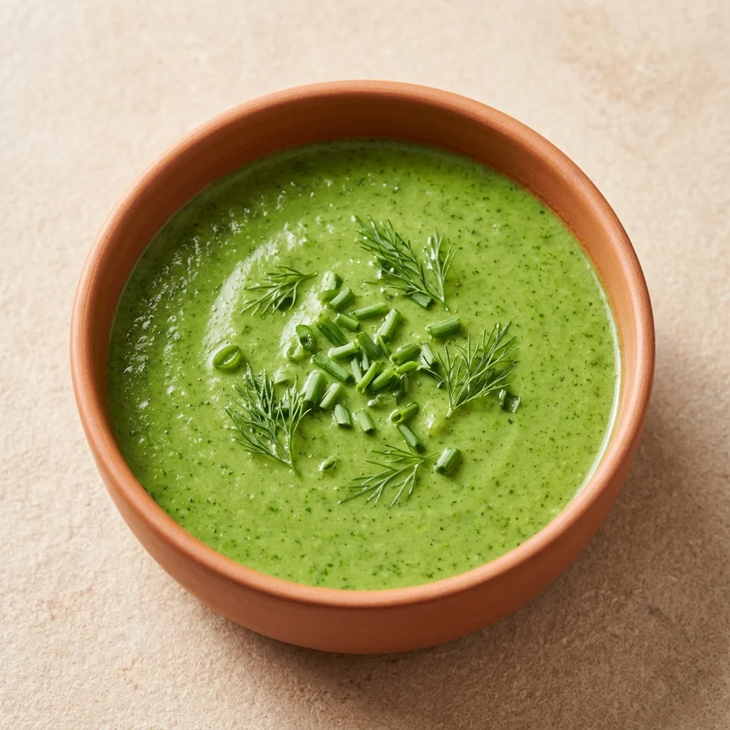Dill & Chive Green Vegetable Soup
