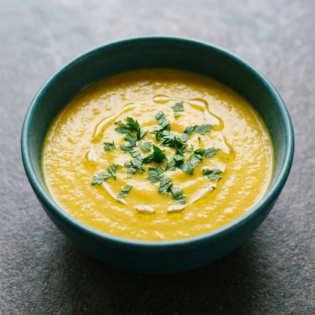 Ginger-Turmeric Celery Root Soup