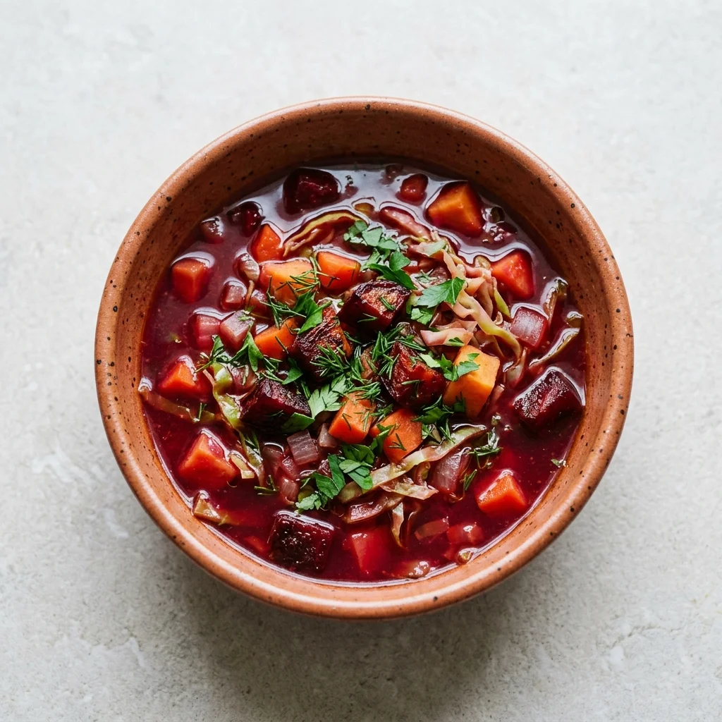 Maple & Beet Borscht