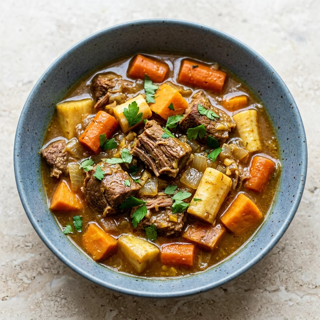 Maple & Apple Cider Lamb Stew