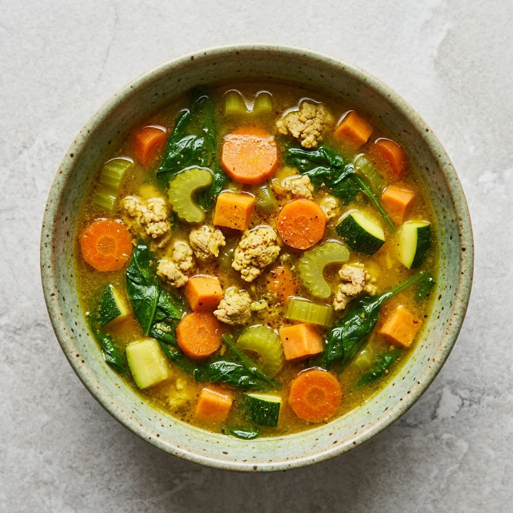Turmeric-Ginger Turkey Vegetable Soup