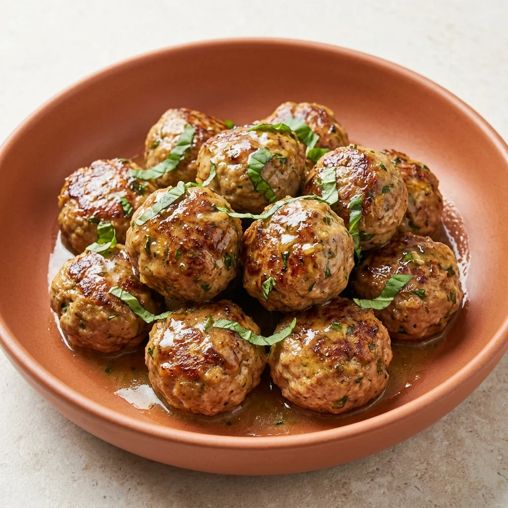 Basil & Oregano Bison Meatballs