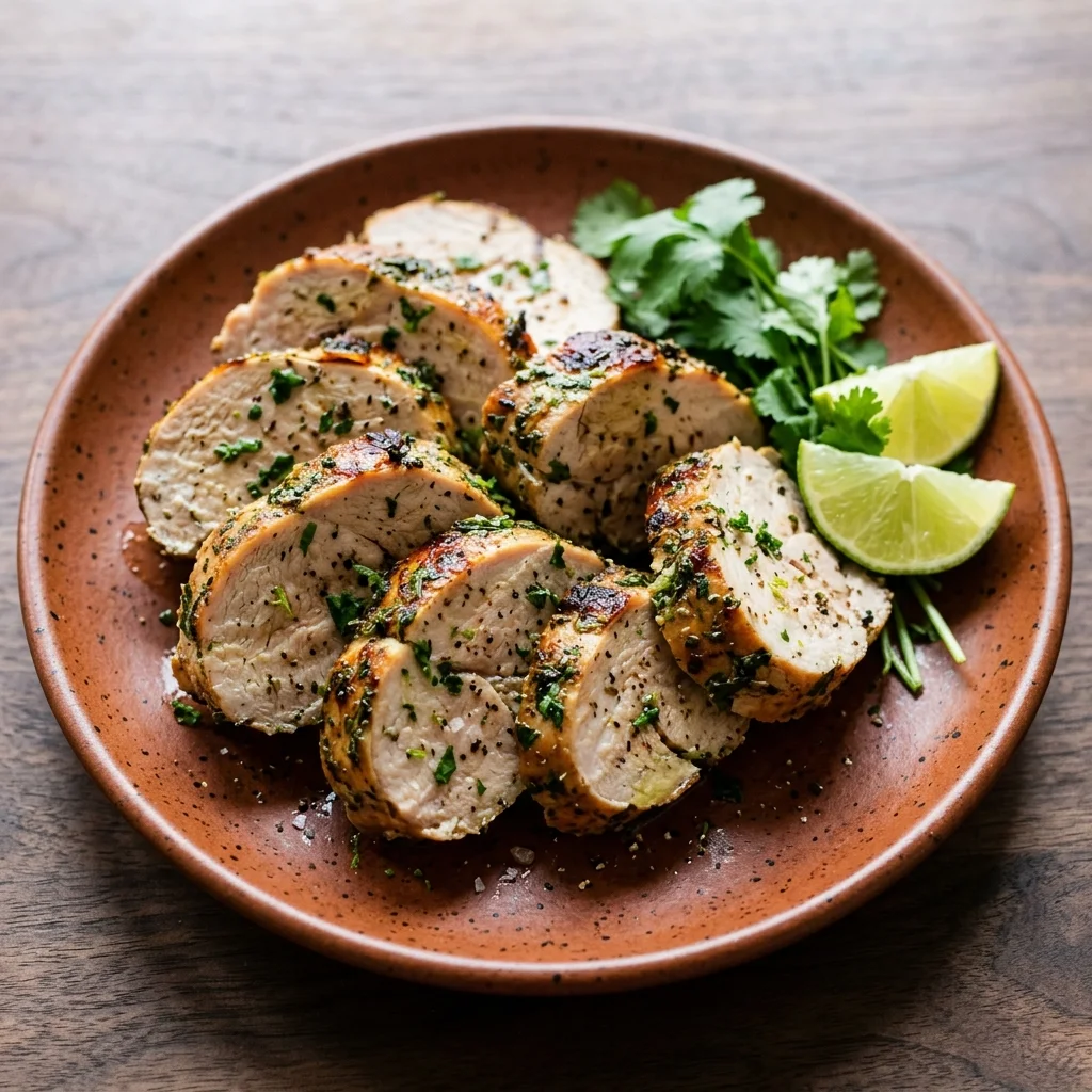 Cilantro Lime Herb-Roasted Turkey Tenderloin