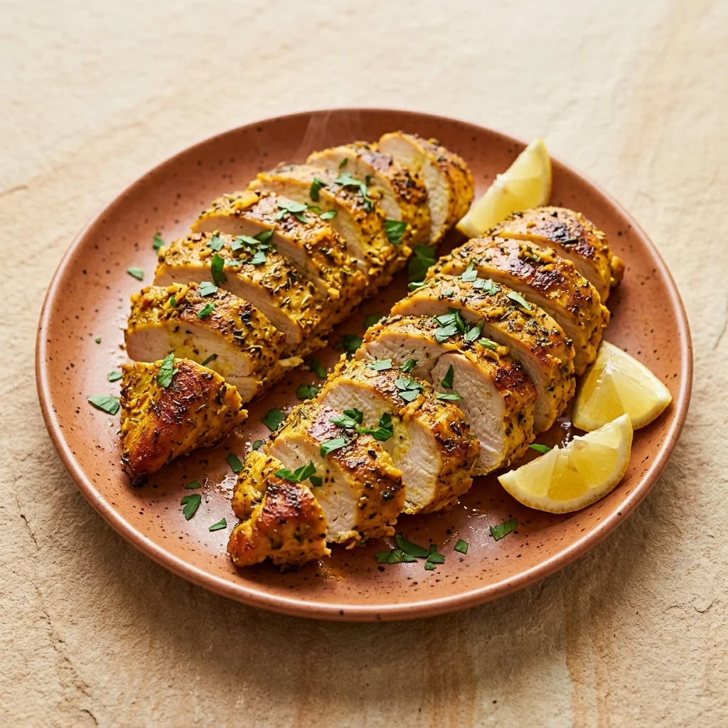 Turmeric & Ginger Herb-Roasted Turkey Tenderloin