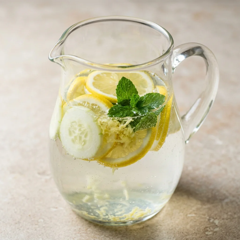 Lemon Ginger Detox Water