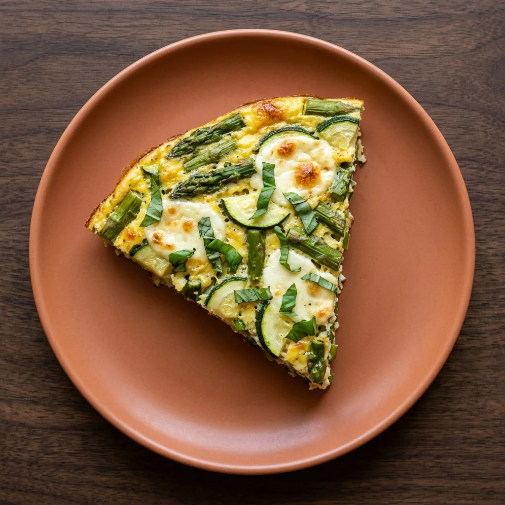 Asparagus and Fresh Mozzarella Frittata