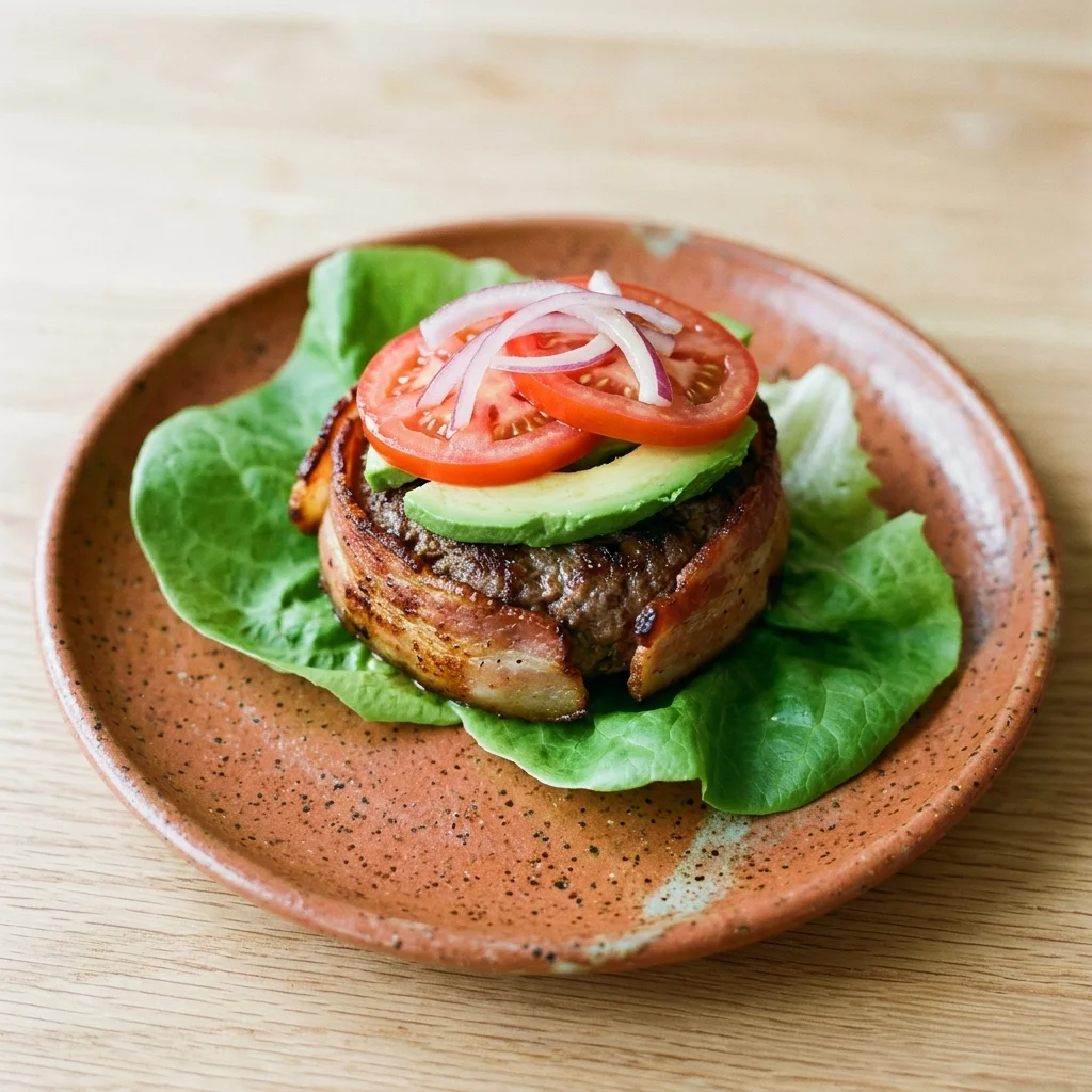 Bacon-Wrapped Burger