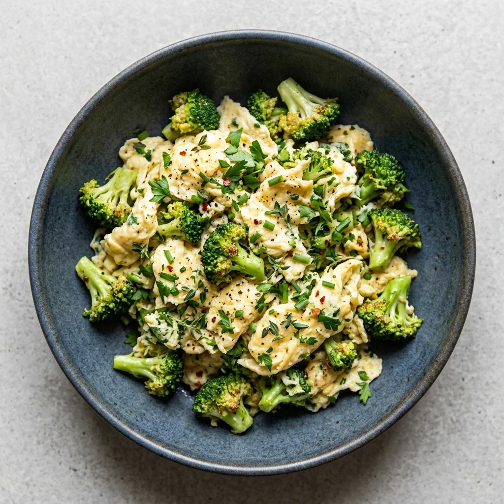 Broccoli & Herb Egg Scramble