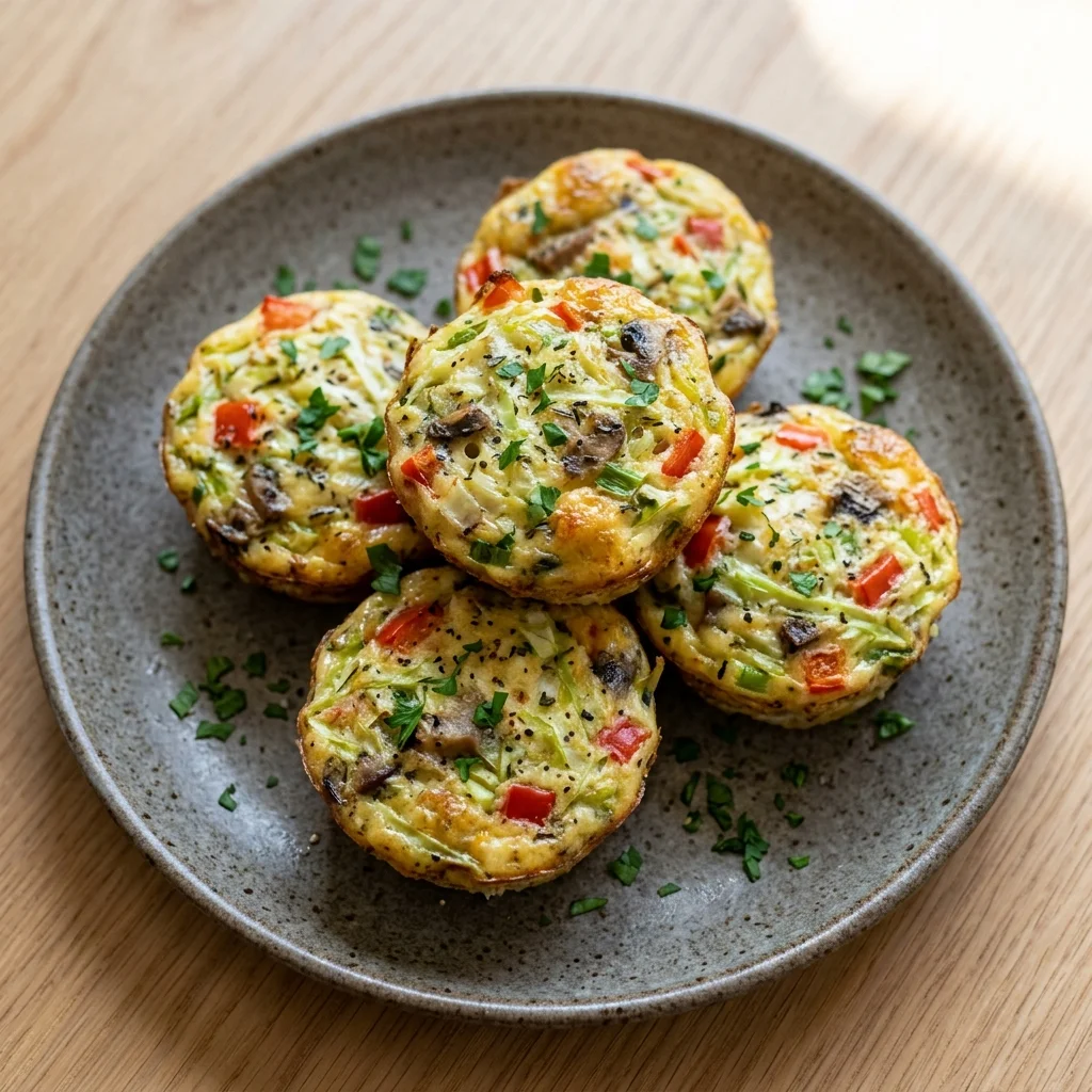 Cabbage and Egg Muffins