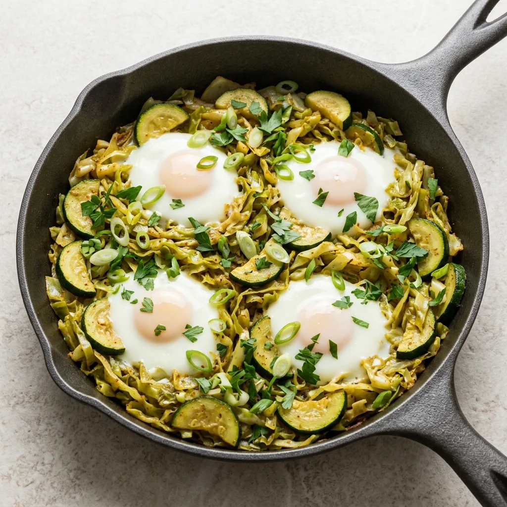 Cabbage and Egg Skillet