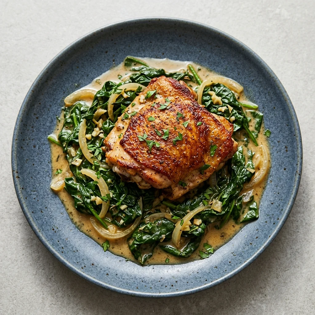 Chicken and Spinach Skillet