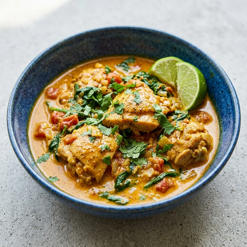 Zesty Coconut Curry Chicken