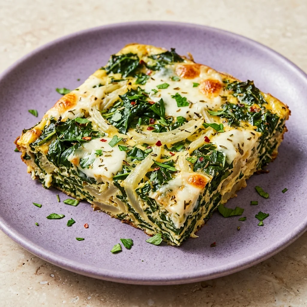 Fennel and Kale Egg Bake