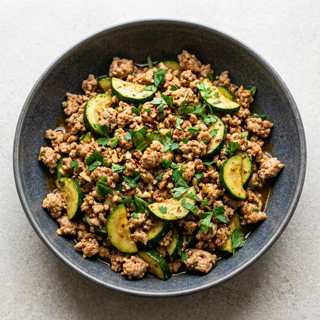 Turkey Zucchini Skillet