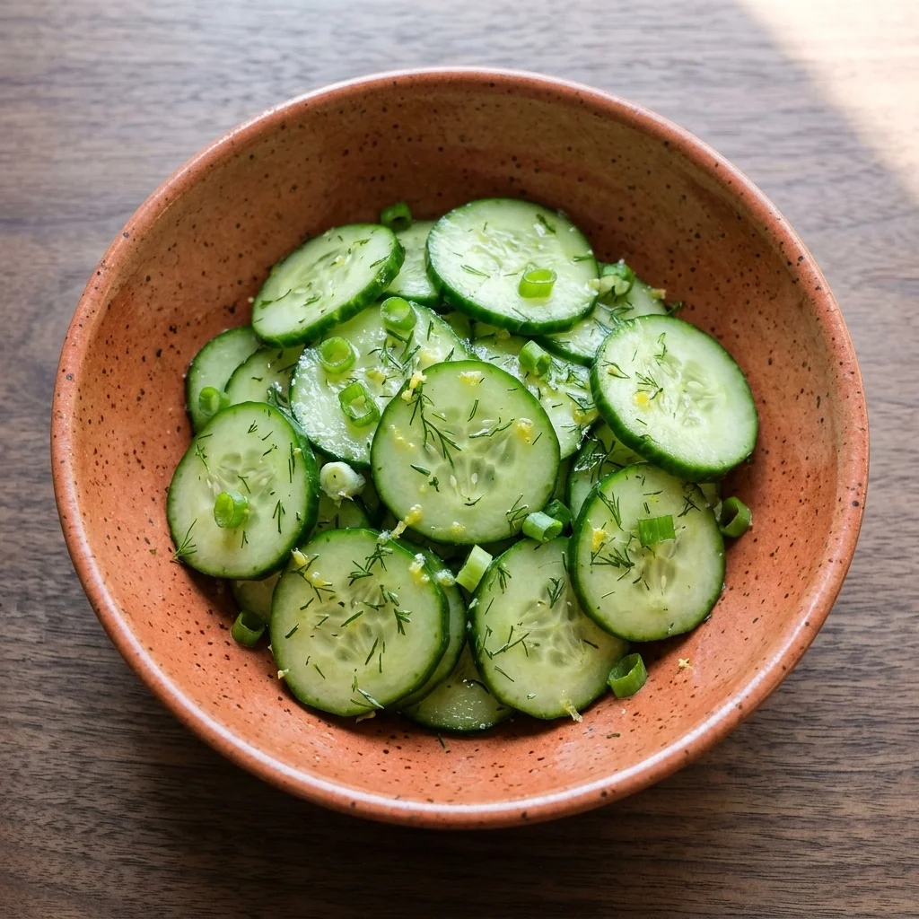 Cucumber Dill Salad with Lemon