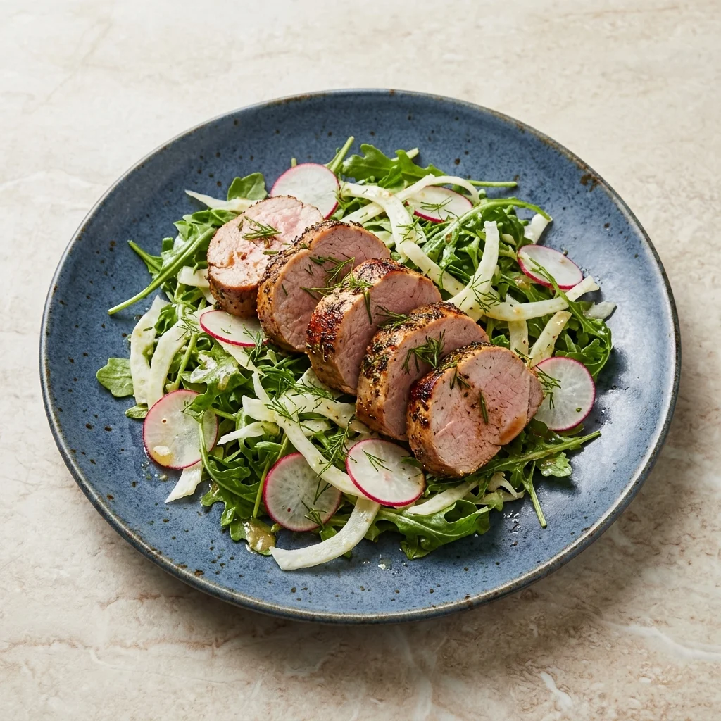 Pork Tenderloin and Fennel Salad