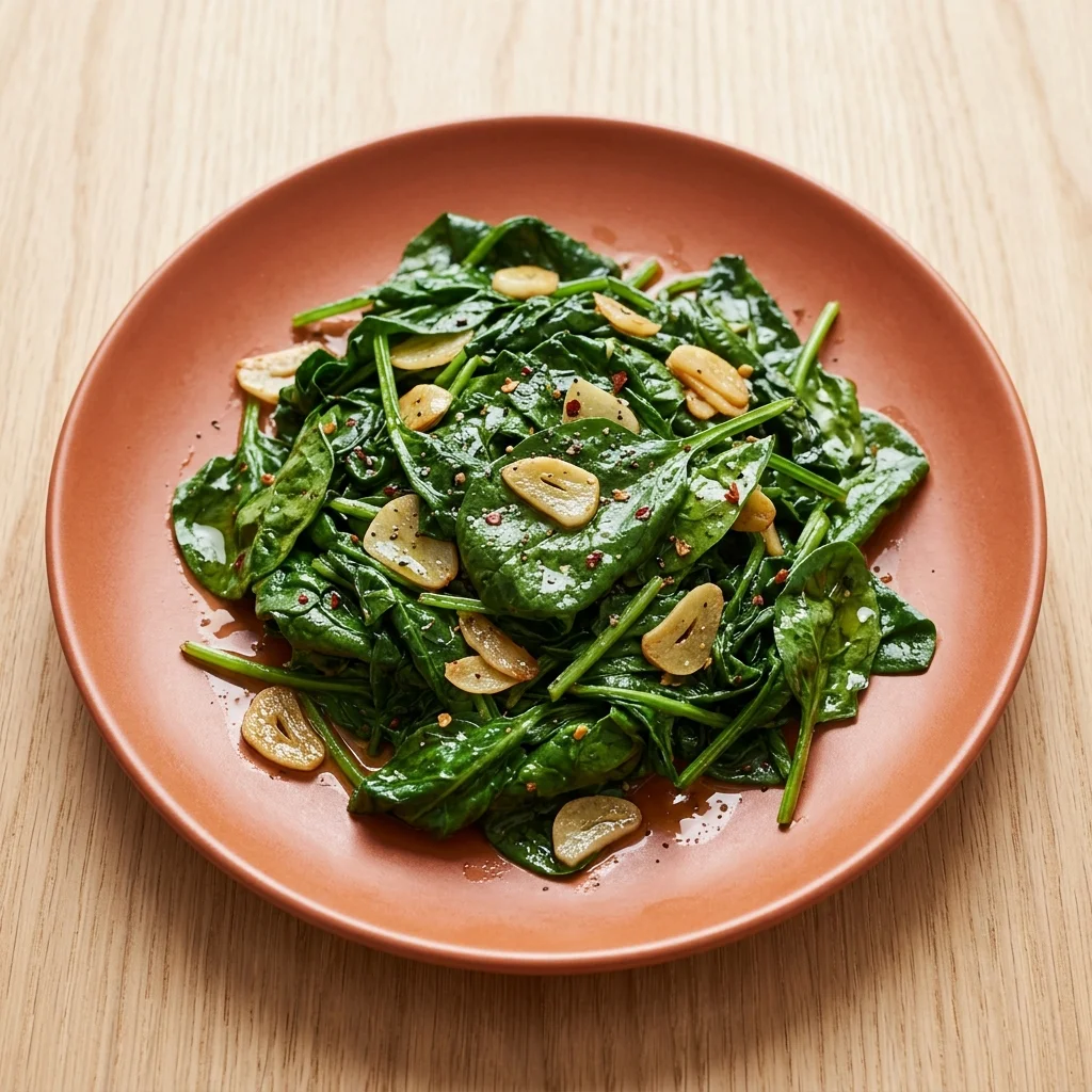 Garlic-Lemon Sautéed Spinach