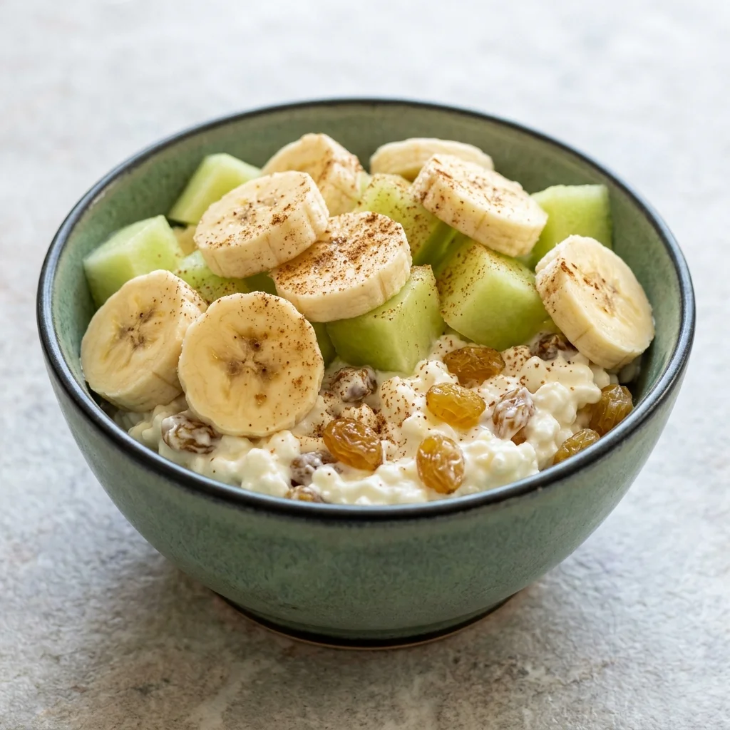 Golden Raisin Cottage Cheese Fruit Cups