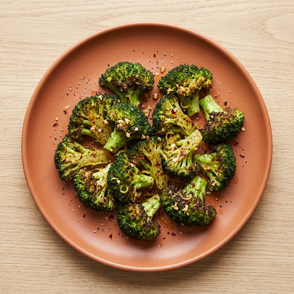 Paleo Smoky Paprika Lemon Garlic Broccoli