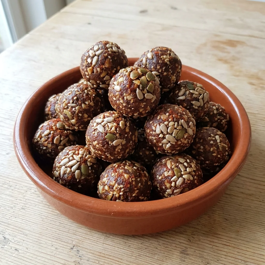 Paleo Smoky Paprika Date Nut Energy Bites