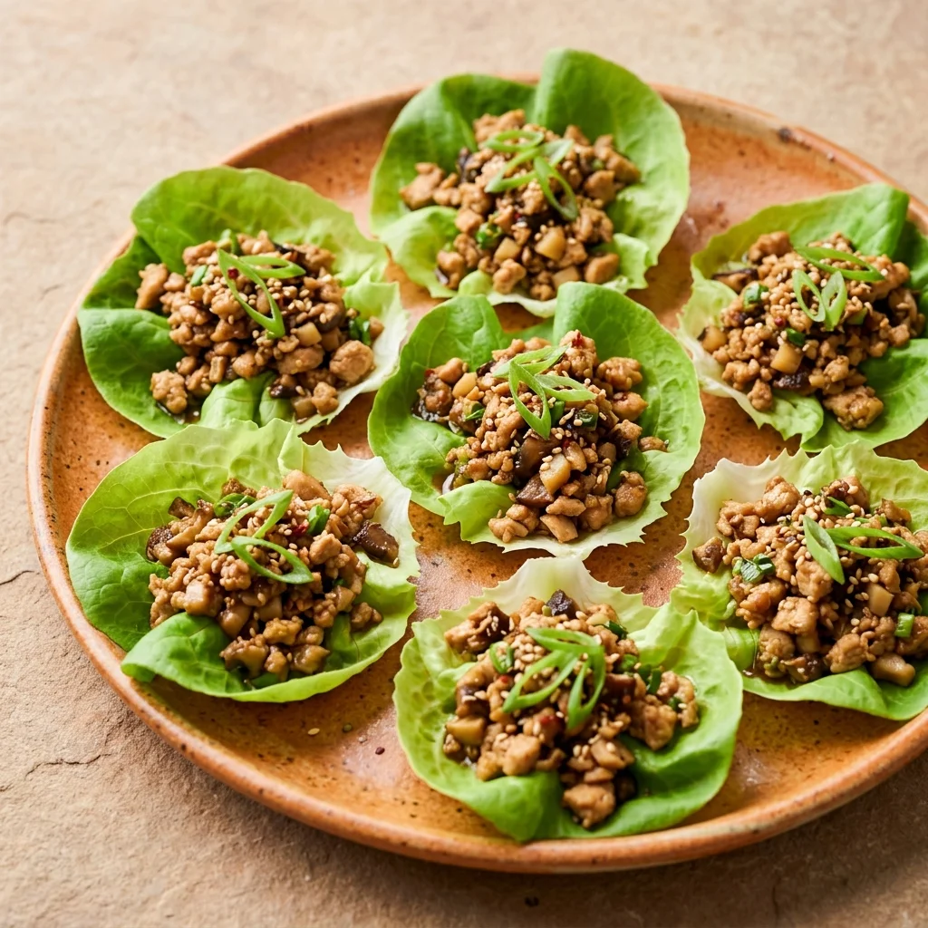 Whole30 Chicken Lettuce Cup Bites