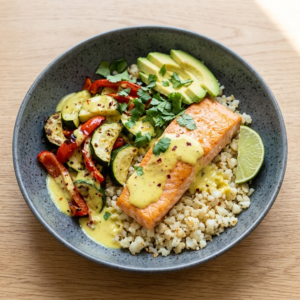 Whole30 Coconut-Lime Salmon Bowls