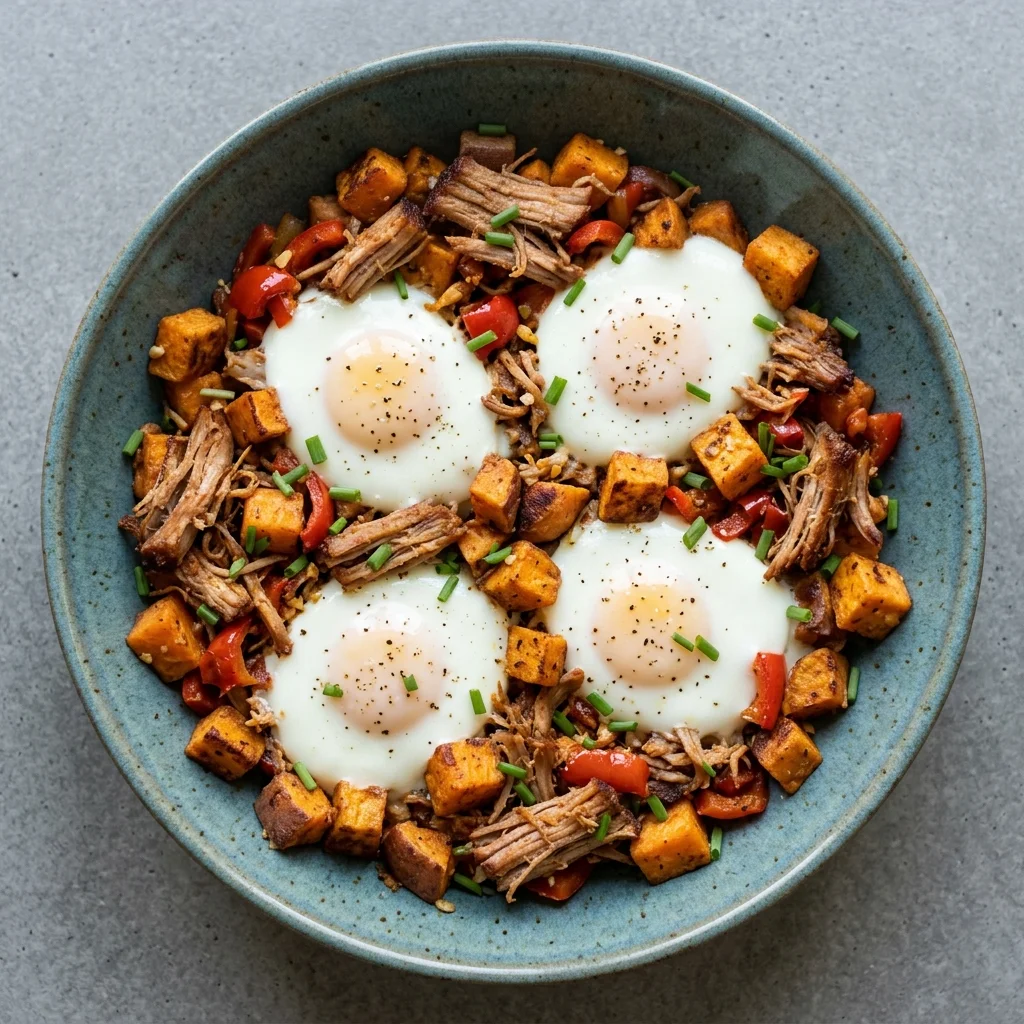 Whole30 Pulled Pork Breakfast Hash