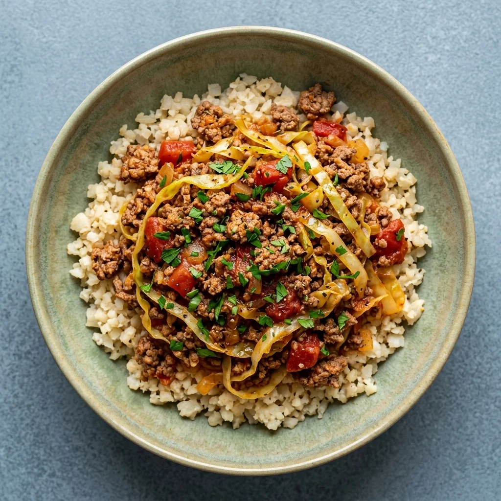 Whole30 Smoked Paprika Cabbage Roll Bowls