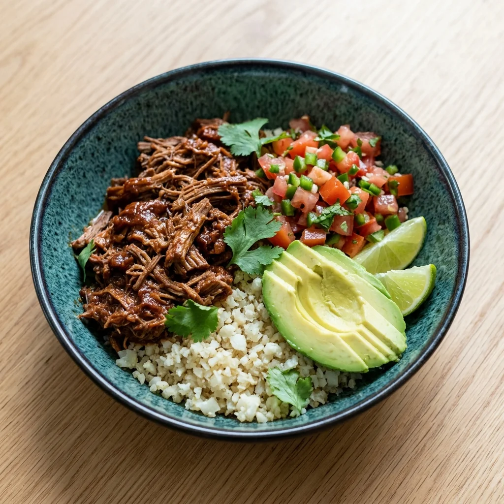 Whole30 Smoky Chipotle Barbacoa Beef Bowls