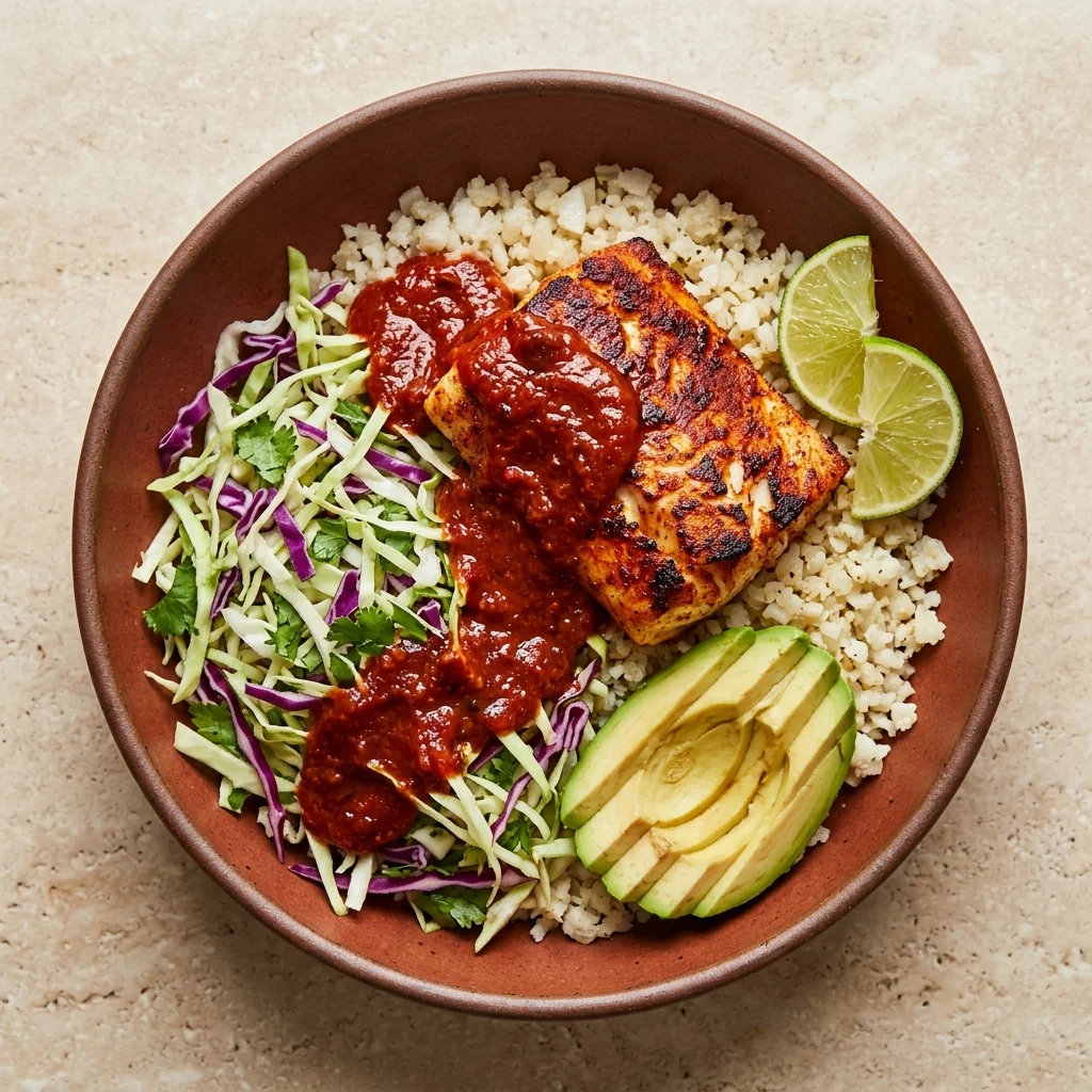 Whole30 Smoky Chipotle Chili Lime Fish Bowls