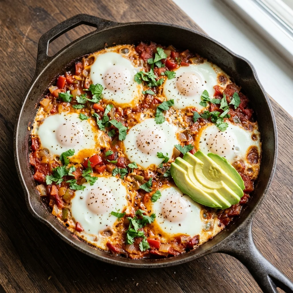 Whole30 Smoky Paprika Green Chile Egg Bake