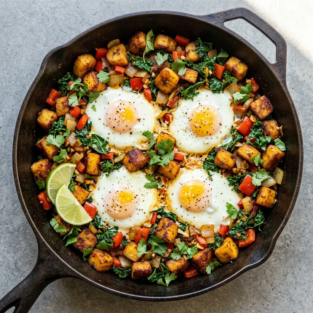 Whole30 Smoky Paprika Plantain Breakfast Hash