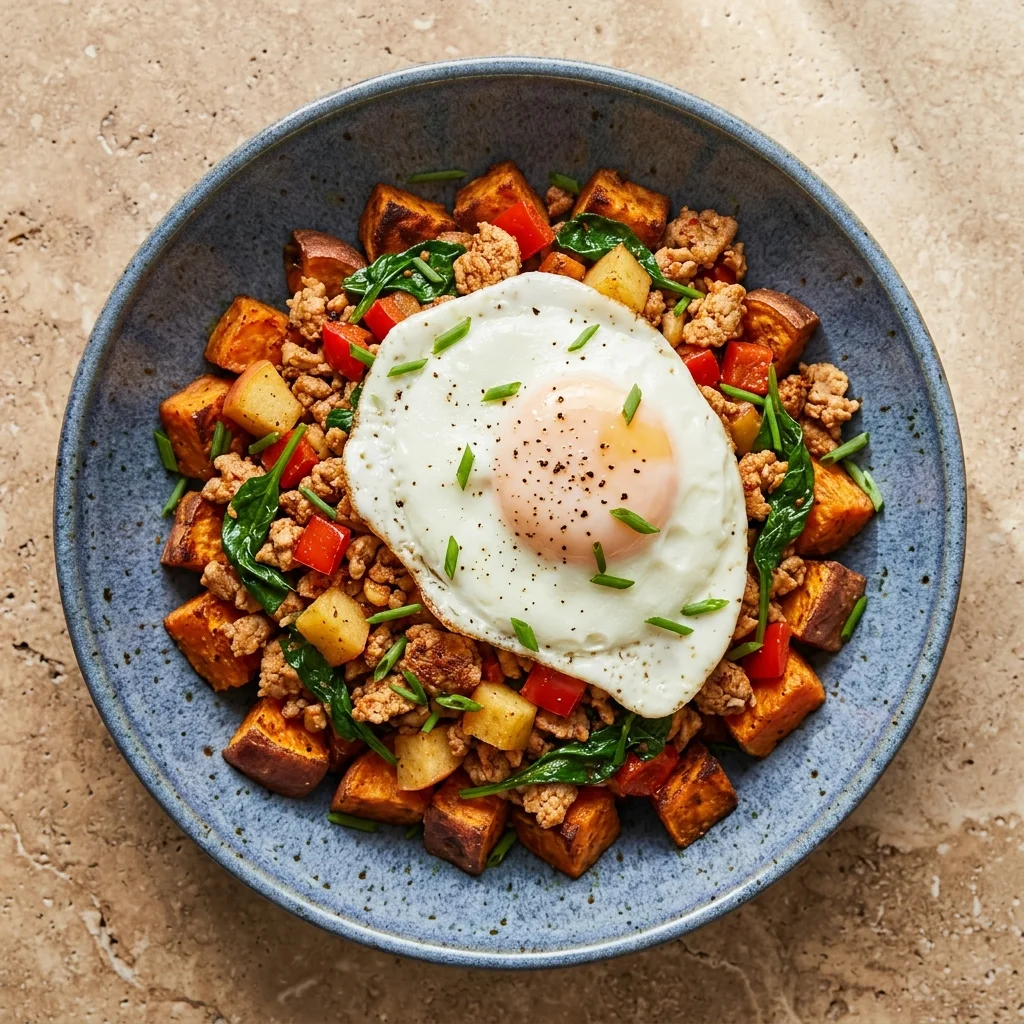 Whole30 Smoky Paprika Turkey Apple Breakfast Bowl