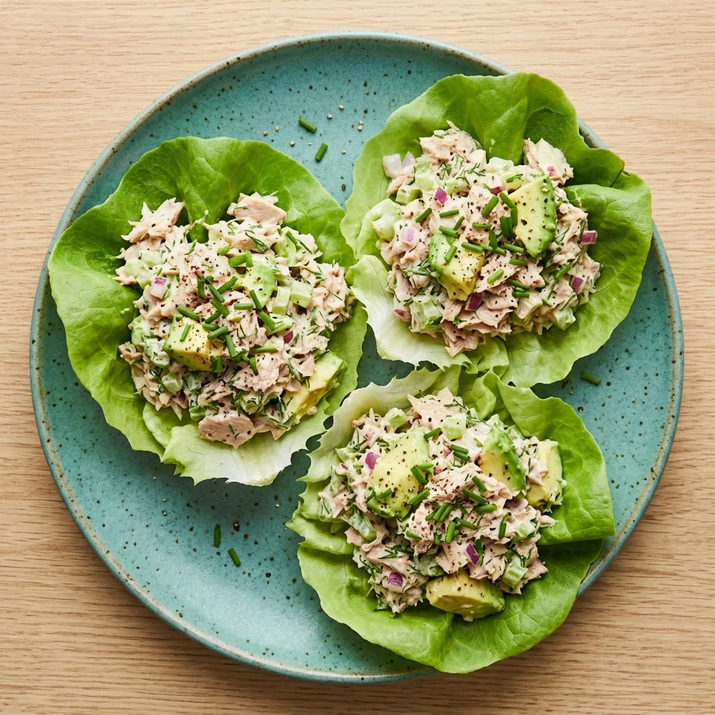 Whole30 Tuna Salad Lettuce Cups