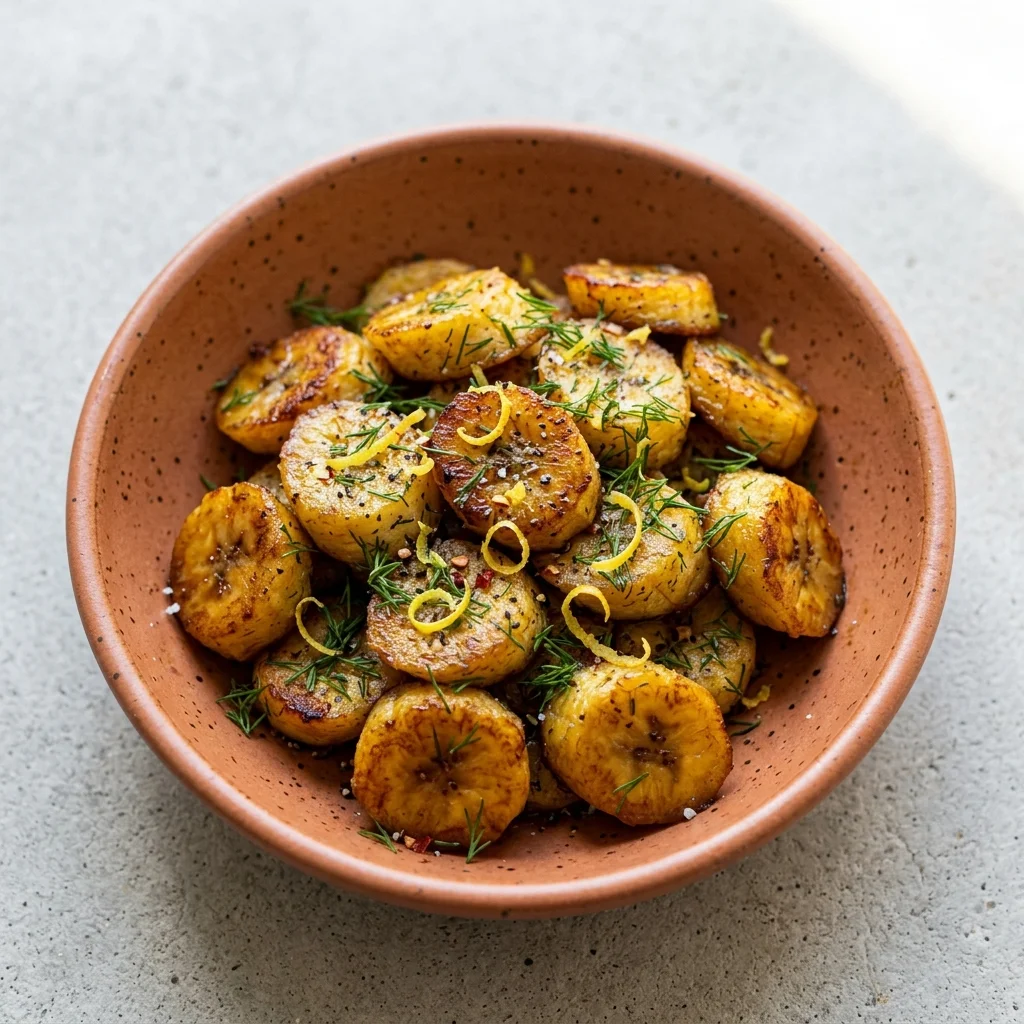 Whole30 Lemon-Dill Sautéed Plantains