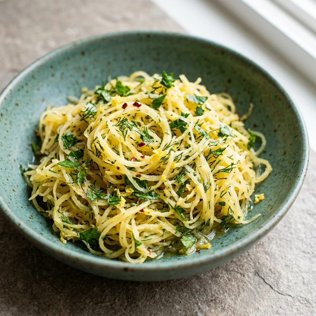 Whole30 Lemon-Dill Spaghetti Squash with Herbs