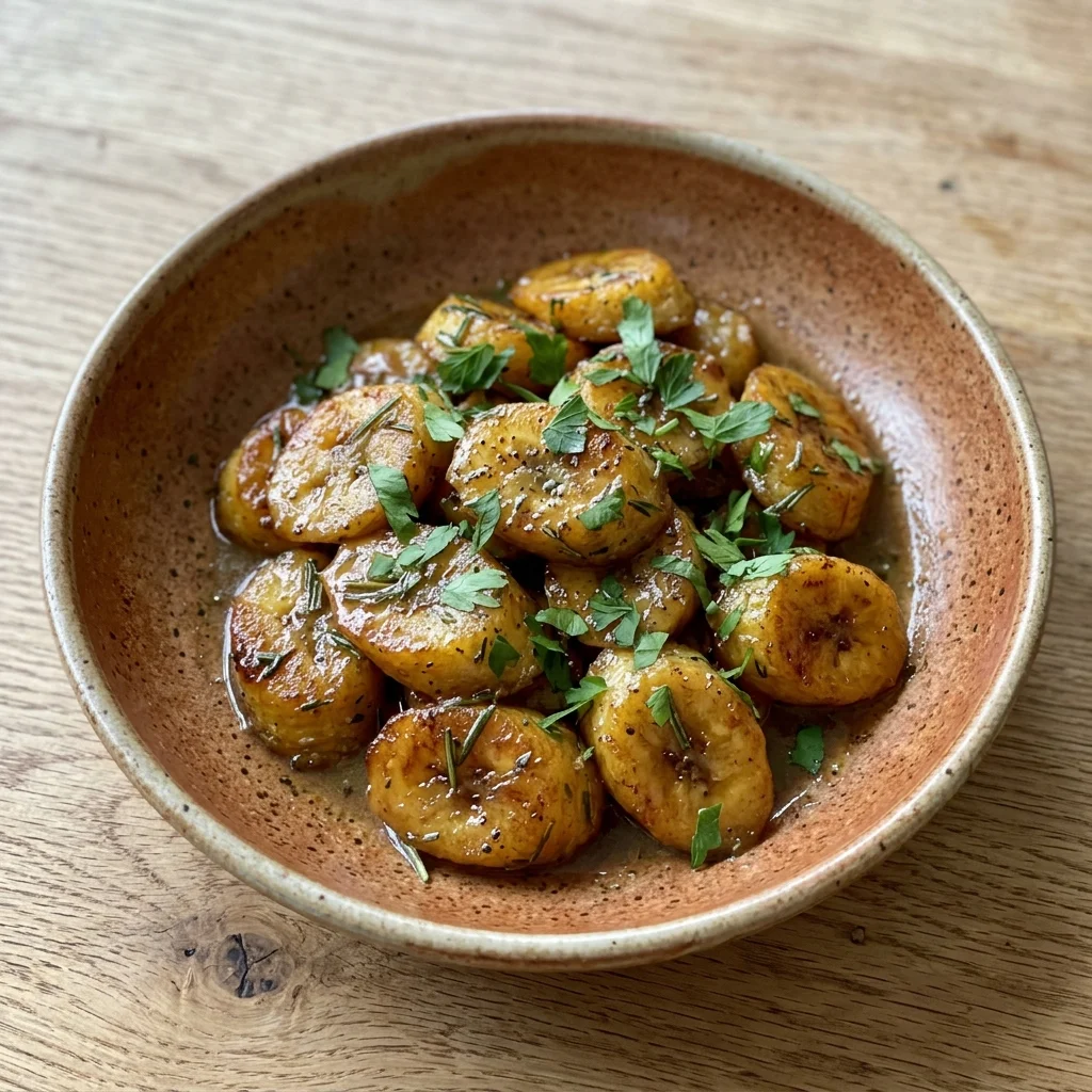 Whole30 Rosemary-Mustard Sautéed Plantains